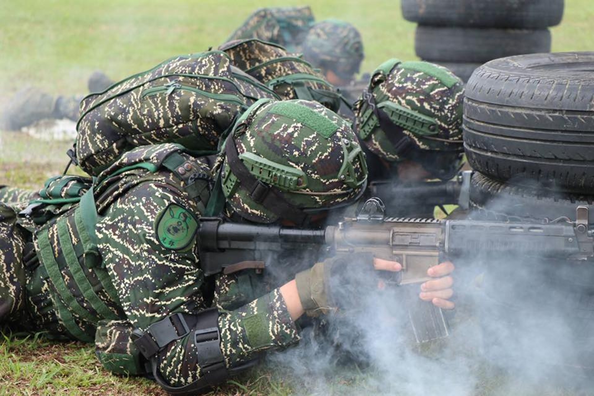 事實上，美軍在2019年5月就已經官泄海軍陸戰隊來台駐點、訓練等訊息，可能與台灣海軍陸戰隊有某些交流，當時此消息遭到台灣國防部嚴正否認。（台灣國防部提供）