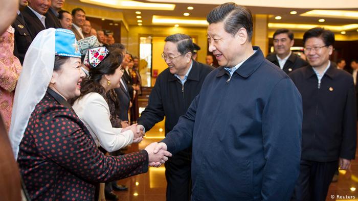 Xi Jinping Reise nach Xinjiang ARCHIV April 2014 (Reuters)