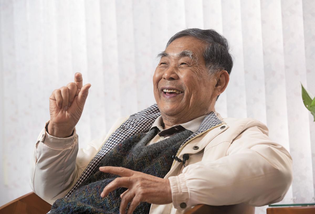 今年83歲的謝聰敏說這一輩子幹了幾件大事，對自己的人生極其滿意。