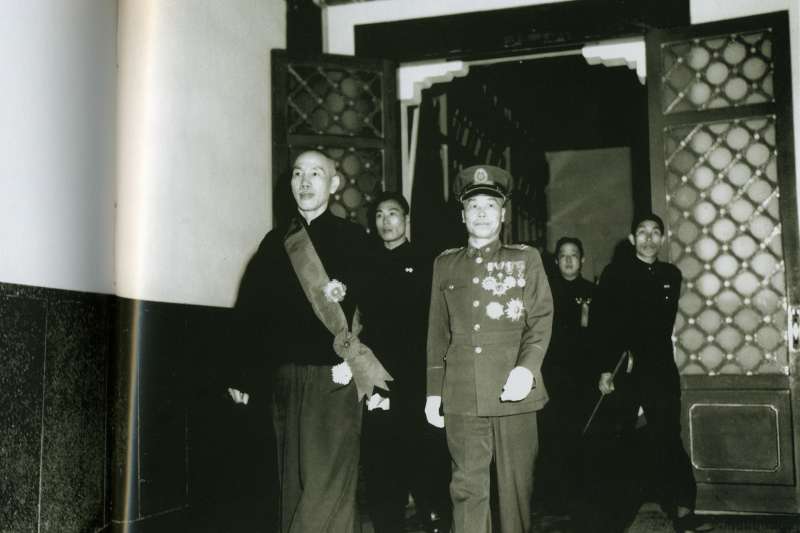 20200730-蔣中正和李宗仁就職典禮。（維基百科）