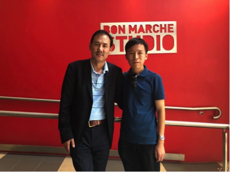 索马利兰外长穆雅辛(H.E Yasin Hagi Mohamoud)在今年2月抵台时，与蔡英文总统见面。（外交部提供）