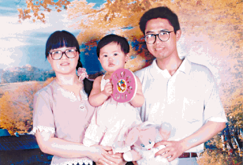 劉賢斌與陳明先育有一女。 