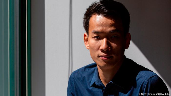 USA Brian Leung Kai-ping Aktivist aus Hongkong (Getty Images/AFP/A. Pike)