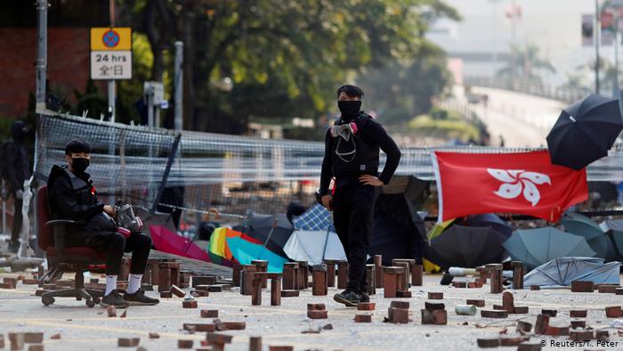 Hongkong Protest gegen China & Auslieferungsgesetz (Reuters/T. Peter)