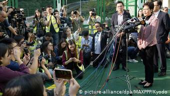 Carrie Lam (picture-alliance/dpa/MAXPPP/Kyodo)
