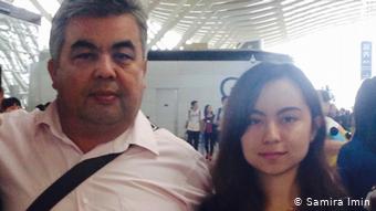 Iminjan Seydin mit Tochter Samira Imin
Xinjiang
Uyghur
Iminjan Seydin mit Tochter Samira Imin (Samira Imin)