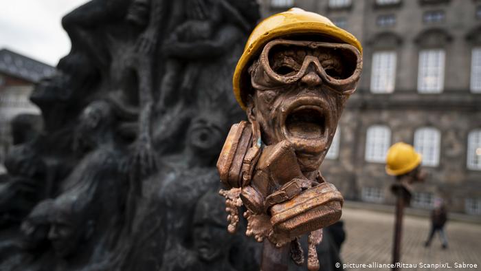 Dänemark Skulptur 'Pillar of Shame' in Kopenhagen (picture-alliance/Ritzau Scanpix/L. Sabroe)