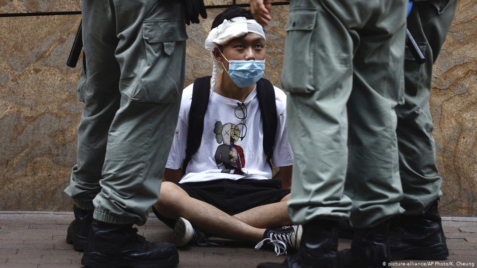 Hongkong Proteste Gesetz Nationalhymne Festnahme