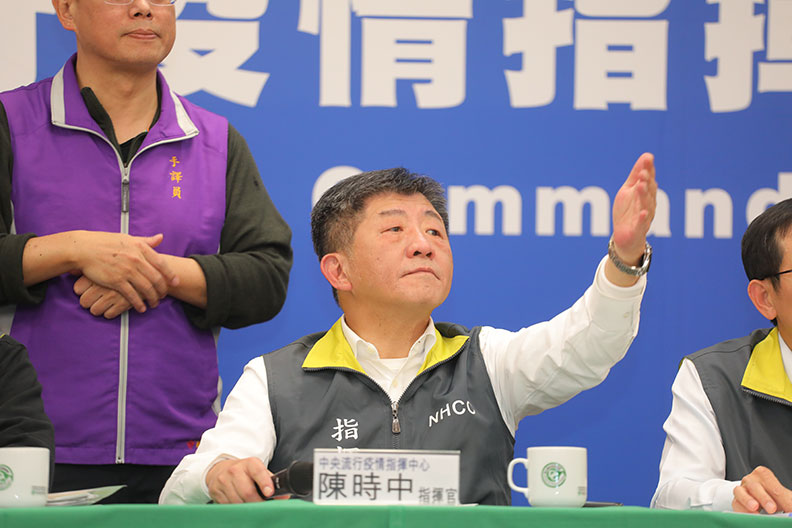 中央疫情中心指揮官陳時中。池孟諭攝