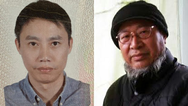 浙江律师黄志强(左)被警方以「寻衅滋事罪」带走,办公室遭到查抄;浙江公民朱虞夫(右)被警方以「扰乱社会秩序」带走问话。(黄志强朋友提供、民生观察图片 / 拍摄日期不详)