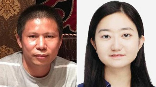 右图:李翘楚。左图:中国“新公民运动”发起人许志永(李翘楚推特截图/北京公民李蔚推特截图) 右图:李翘楚。左图:中国“新公民运动”发起人许志永(李翘楚推特截图/北京公民李蔚推特截图)