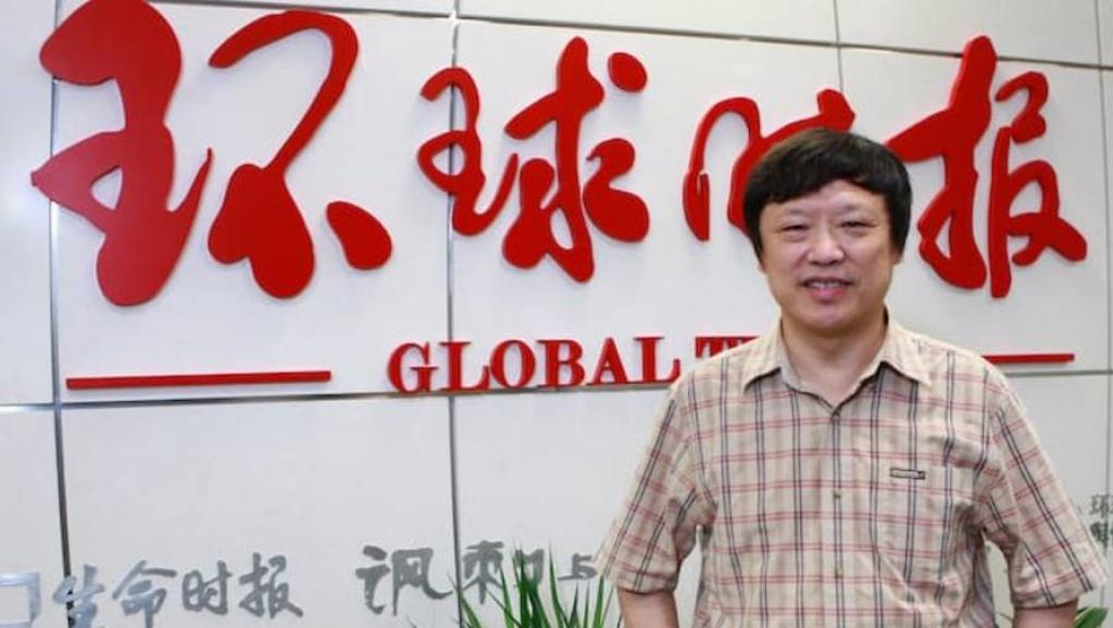 《环球时报》主编胡锡进资料图片