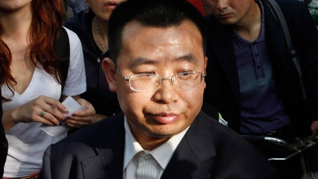 中国维权律师江天勇(美联社) 中国维权律师江天勇(美联社)